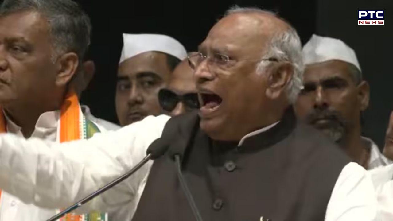 Congress president Mallikarjun Kharge loses cool at Patna event, sparks row over 'baap' retort against PM Modi