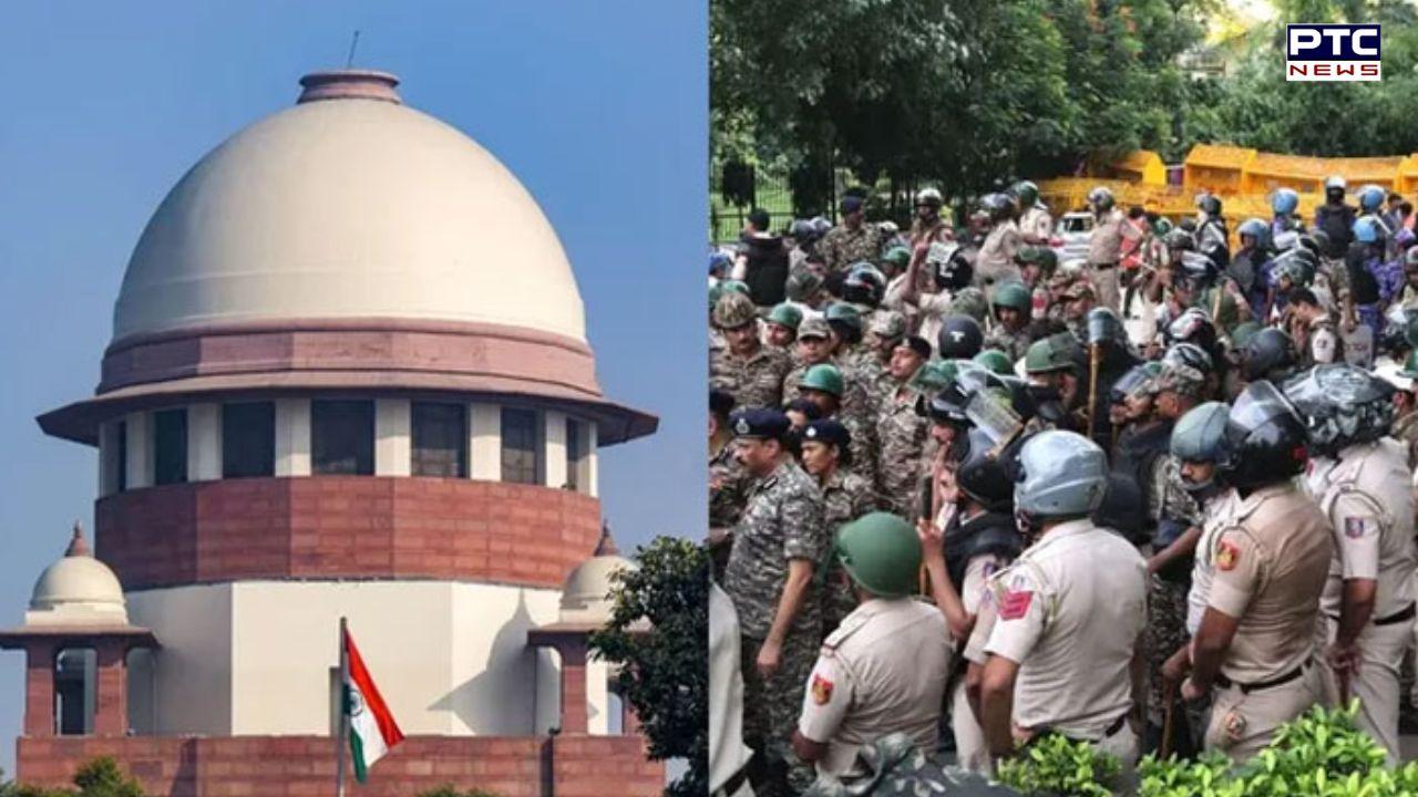 CJP Protest ਨੂੰ ਲੈ ਕੇ ਦਿੱਲੀ 'ਚ ਪਾਬੰਦੀਆਂ 'ਤੇ Supreme Court ਦੀ ਦੋ-ਟੁੱਕ, ਬੈਰੀਕੇਡਿੰਗ ਹਟਾਓ, ਮੈਟਰੋ ਤੇ ਇੰਟਰਨੈਟ ਬਹਾਲ ਕਰੋ